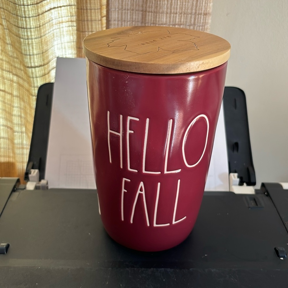 Rae Dunn Fall canister